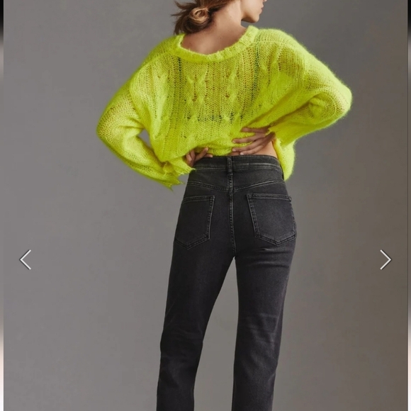 NWT Anthropologie Pilcro Gem High rise straight jeans size 24 tall! - Picture 3 of 10